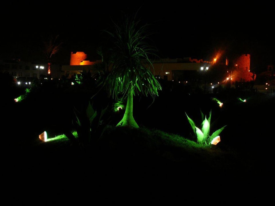 Idyllische Beleuchtung bei Nacht Pickalbatros Dana Beach Resort - Hurghada