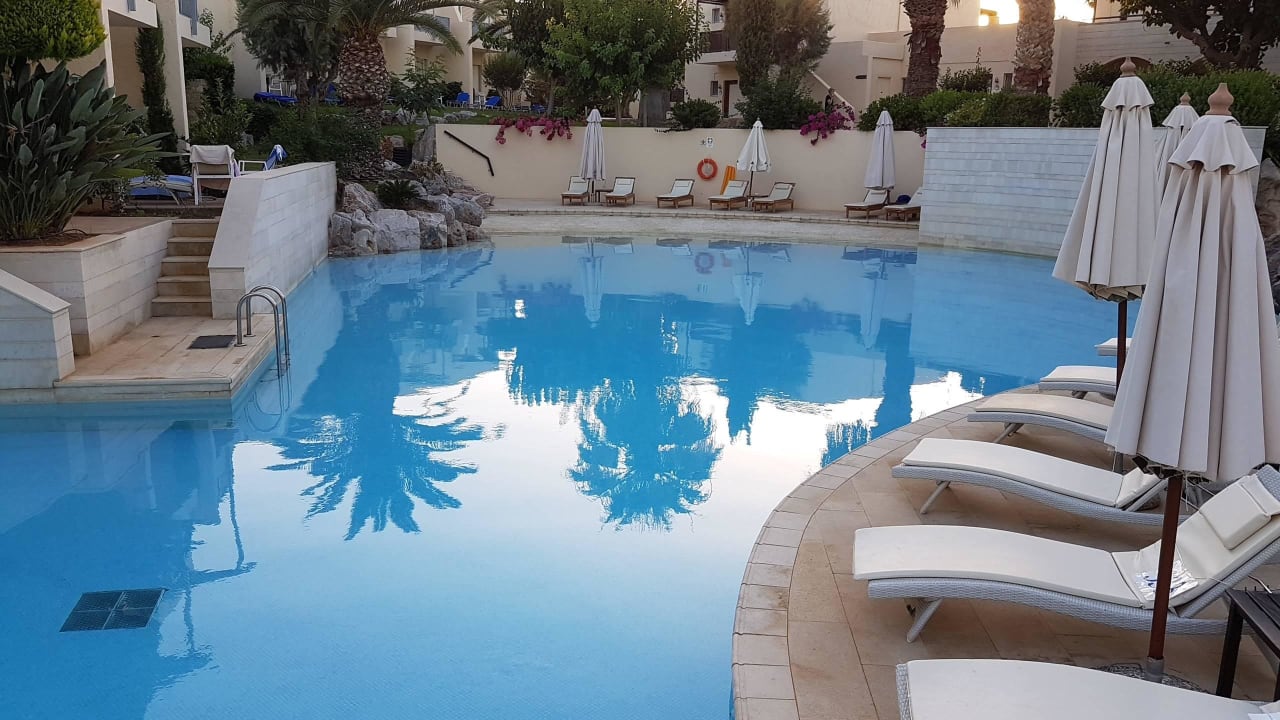 Blick auf das Ende des Pools Phãea Cretan Malia