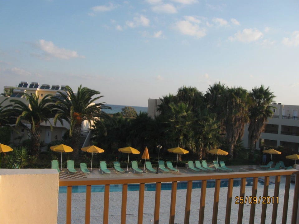 Blick zum Pool Delfina Tropic Beach
