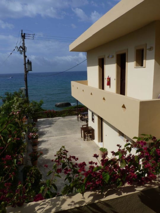 Blick auf die Bucht aus dem Studio Hotel Talos