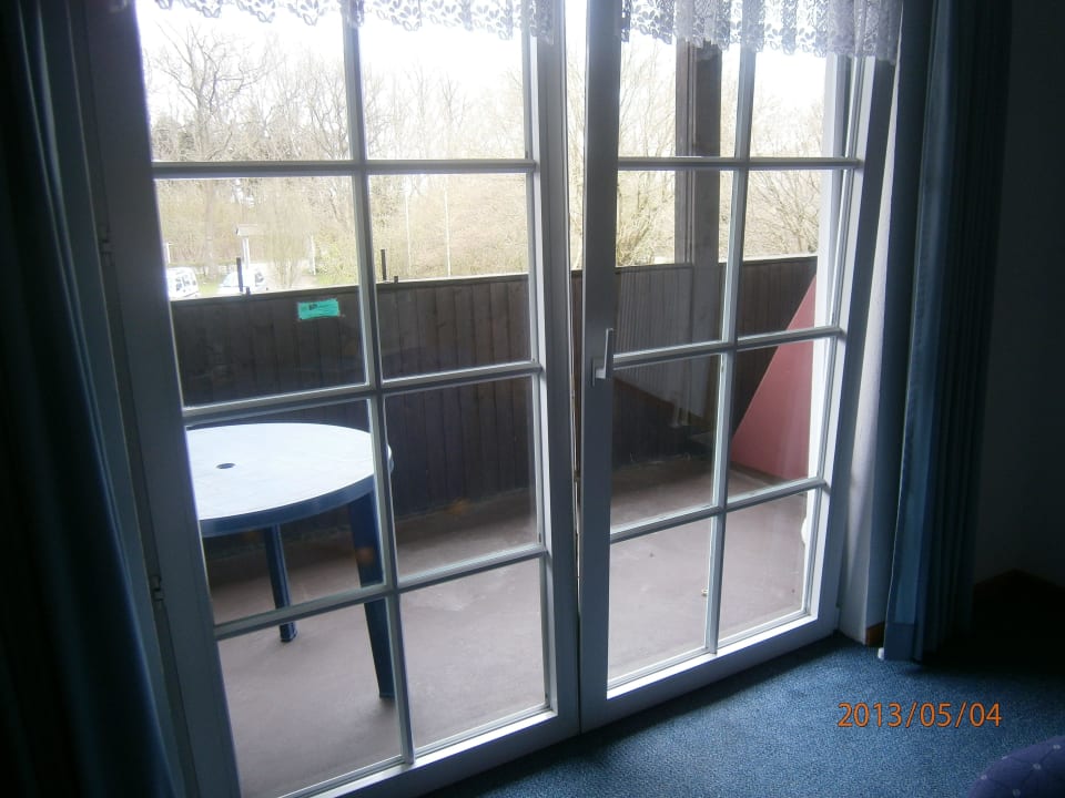 Schwalbennest Blick auf den Balkon Ferienhof Tams