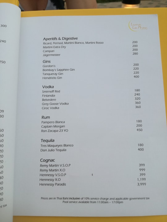 Restaurant Sheraton Hua Hin Pranburi Villas