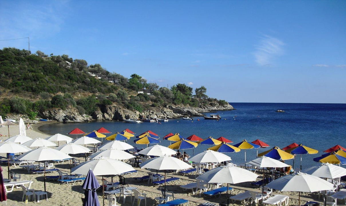 Hausstrand Glastres - linker Strandabschnitt Villa Stella Apartments