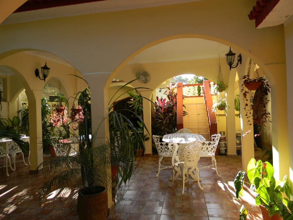 Gartenanlage Hostal Puerto De Casilda