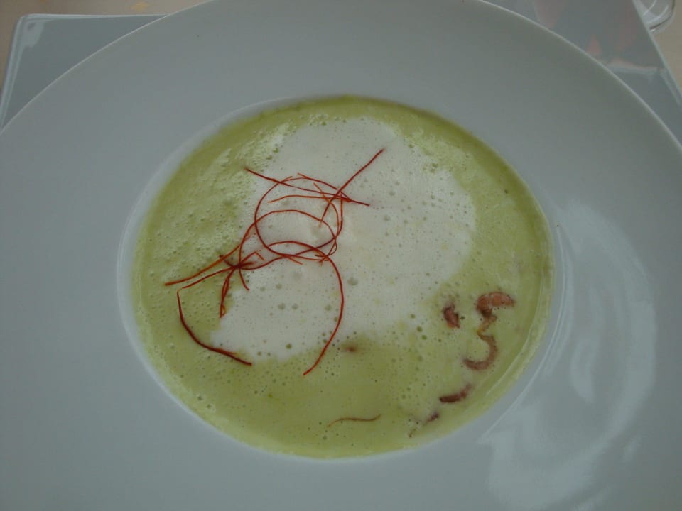 Suppe mit Nordseekrabben Hotel Fährhaus