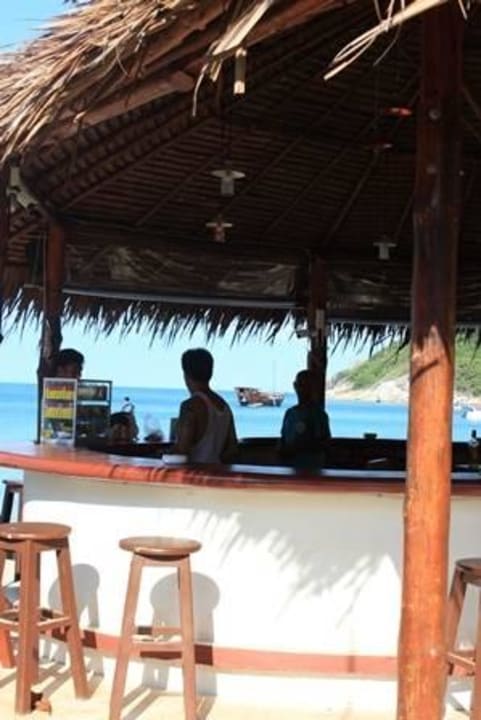 Bar mit Blick aufs Wasser Pingchan Koh Phangan Beachfront Resort