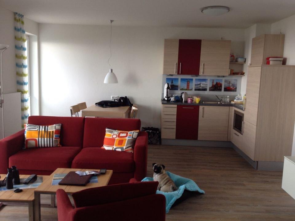 Wohn-Essbereich Beachhotel Cuxhaven