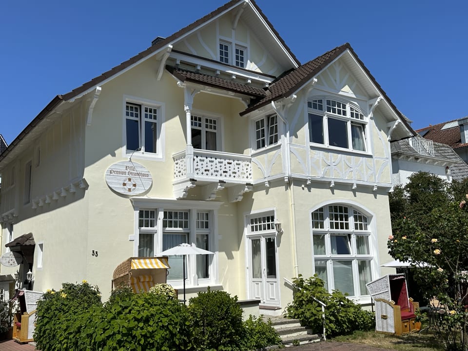 Außenansicht Villa Pension Strandhaus