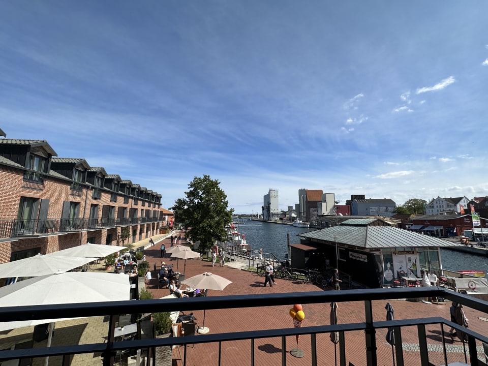 Ausblick Hafenhotel Meereszeiten