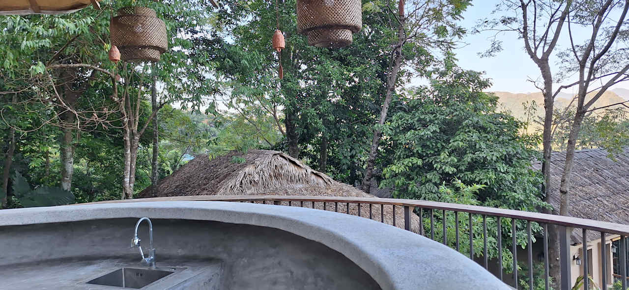 Ausblick Pu Luong Eco Garden