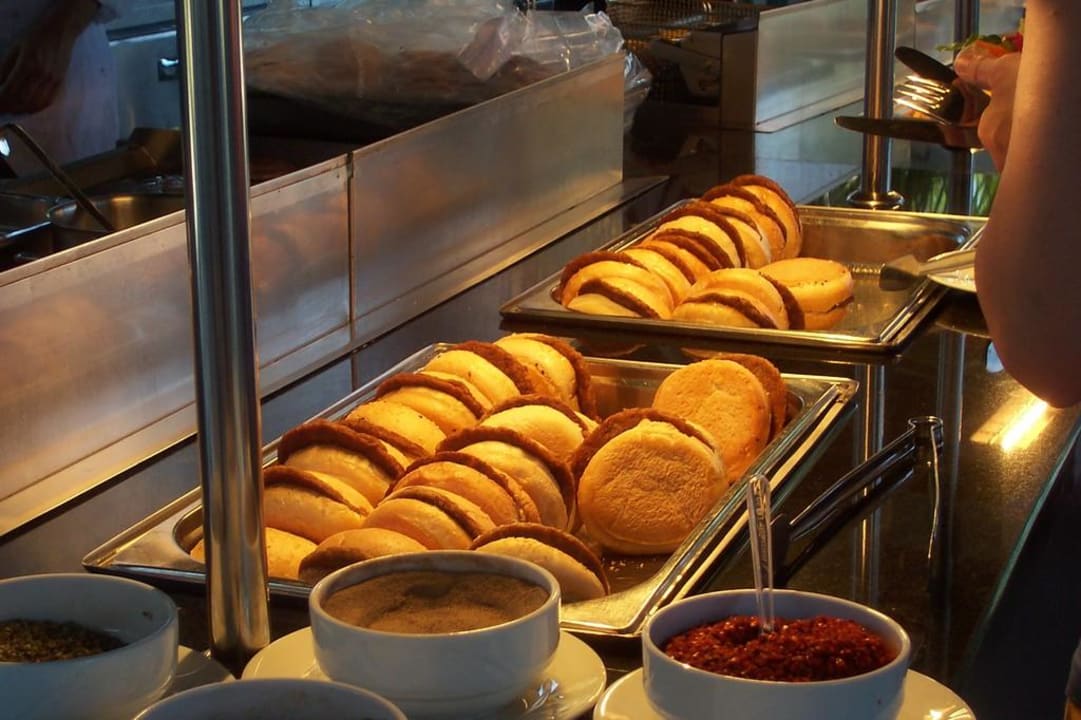 Essen am Beachbar Blue Waters Club