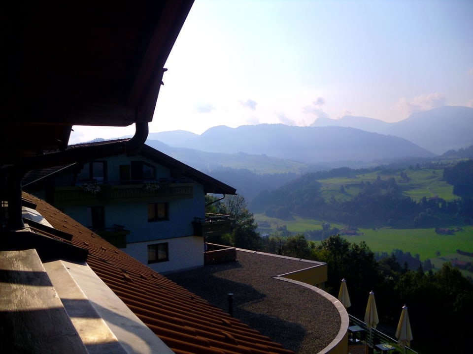 Blick vom Balkon Bergkristall - Mein Resort im Allgäu