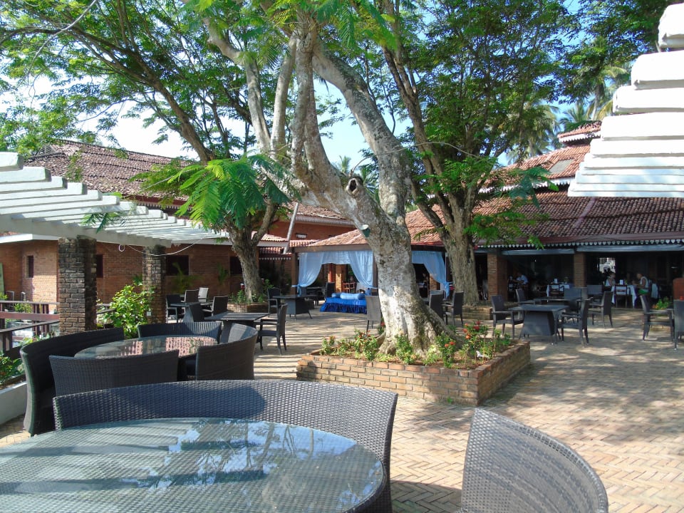 Aussenbereich Restarant Hotel Club Bentota