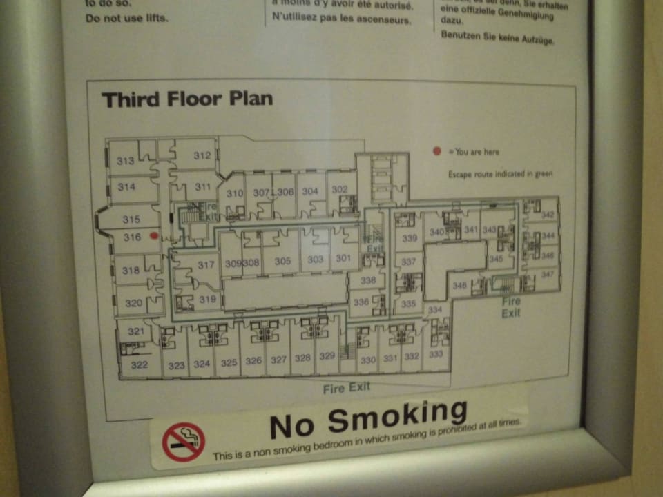 Zimmerplan Academy Plaza Hotel