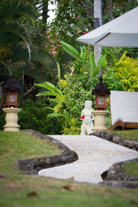 Sehr gepflegte Anlage Puri Dajuma Beach Eco-Resort & Spa