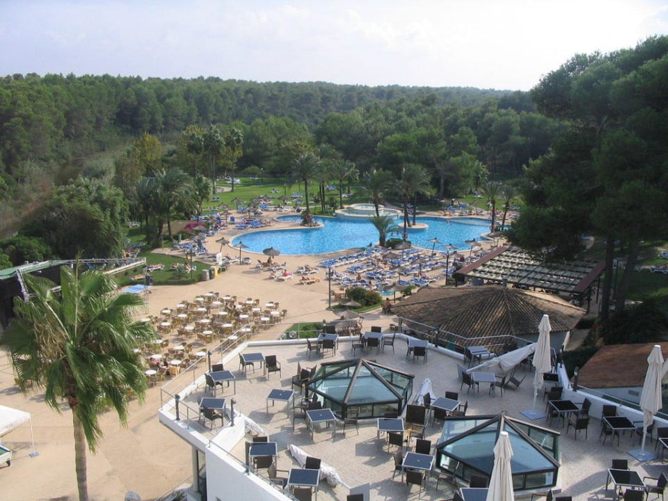 Blick auf die Hotelanlage Hotel Exagon Park