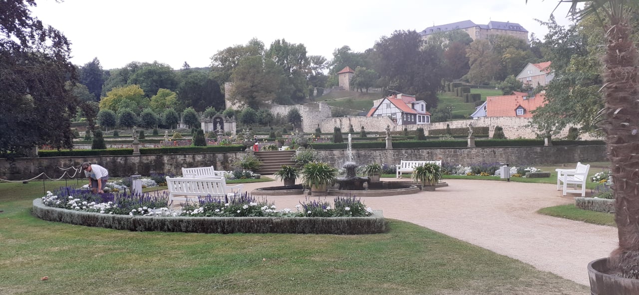 Gartenanlage Schlosshotel Blankenburg