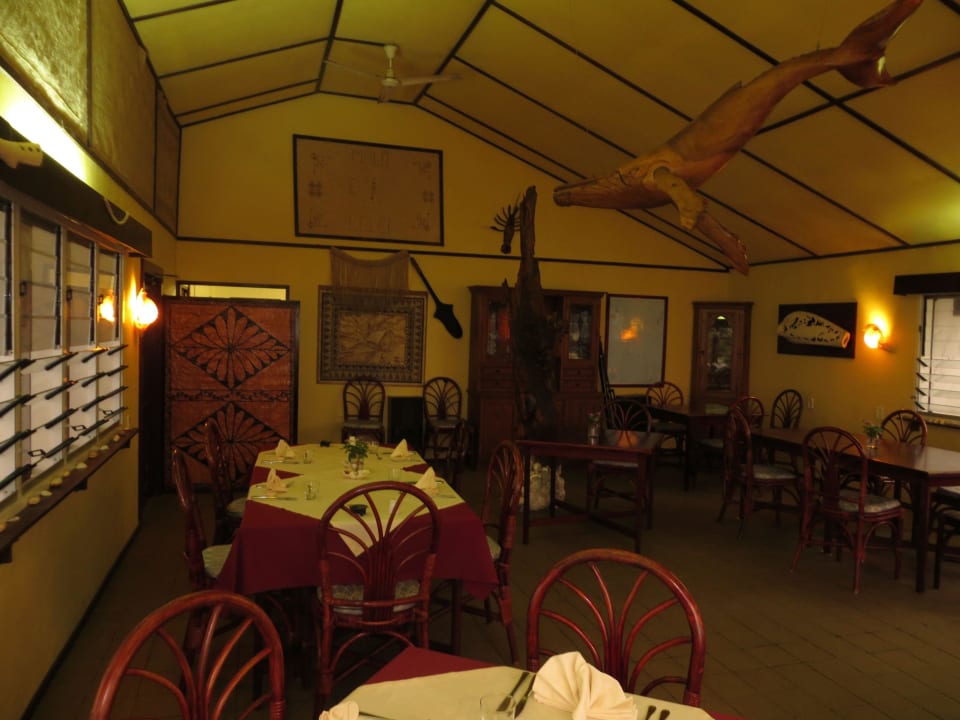 Gemütliches Restaurant Sandy Beach Resort Tonga