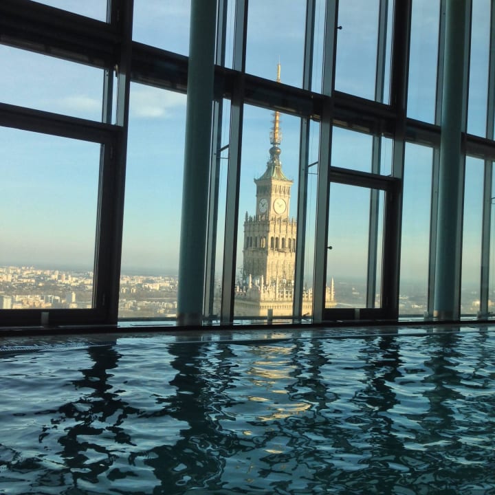 Amazing view from 43rd floor InterContinental Warszawa