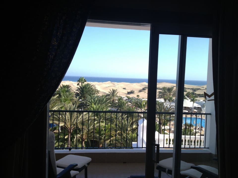 Ausblick aus unserem Zimmer Hotel Riu Palace Maspalomas Adults Only
