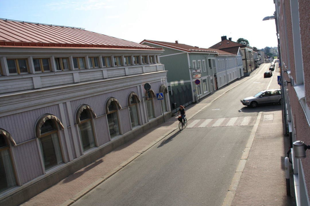 Ausblick vom Schlafzimmer First Hotel Statt Hudiksvall
