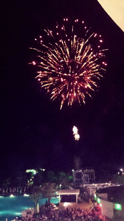 Feuerwerk Hotel Delphin Palace