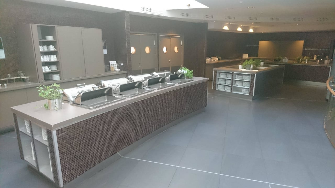 Hier steht sonst das Frühstück Hotel Scandic Ørnen