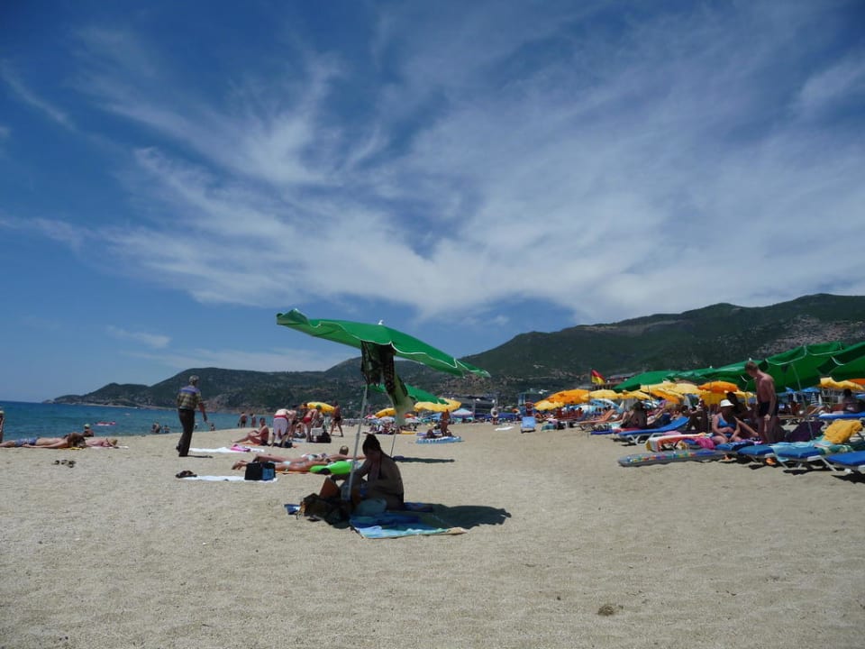 Strand vor dem Hotel Gardenia Hotel