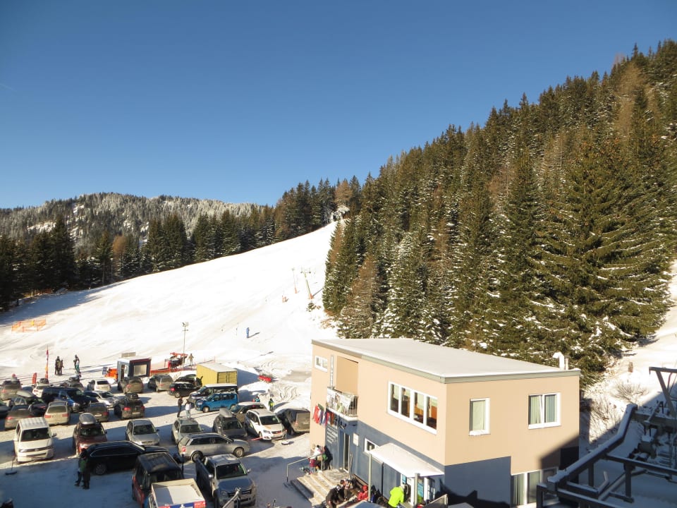 Blick vom Balkon Hotel Alpengasthof Hochegger