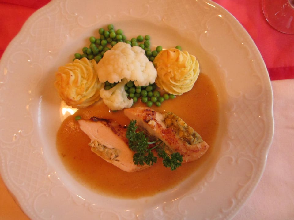 Hauptgang beim Galadinner Vitalhotel Kaiserhof