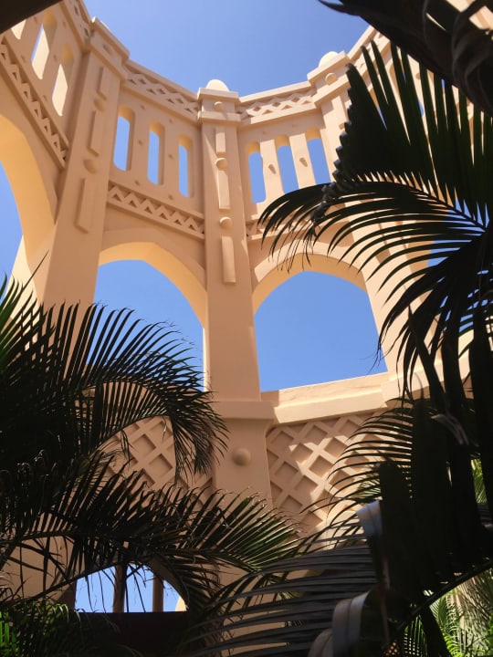 Ausblick nach oben Hotel Riu Touareg