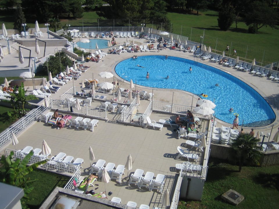 Blick vom Balkon Valamar Parentino Hotel