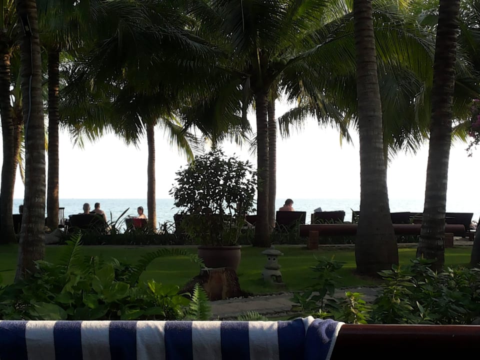 Blick von unserer Terrasse Hoang Ngoc Beach Resort
