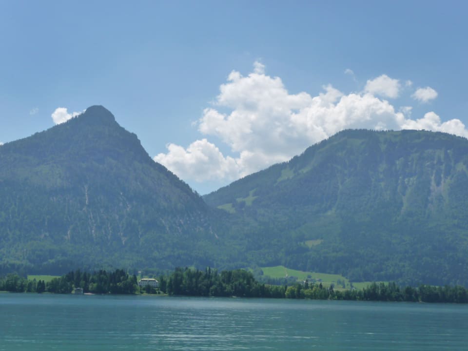 Aussicht vom Badestrand Haus Kasbichler