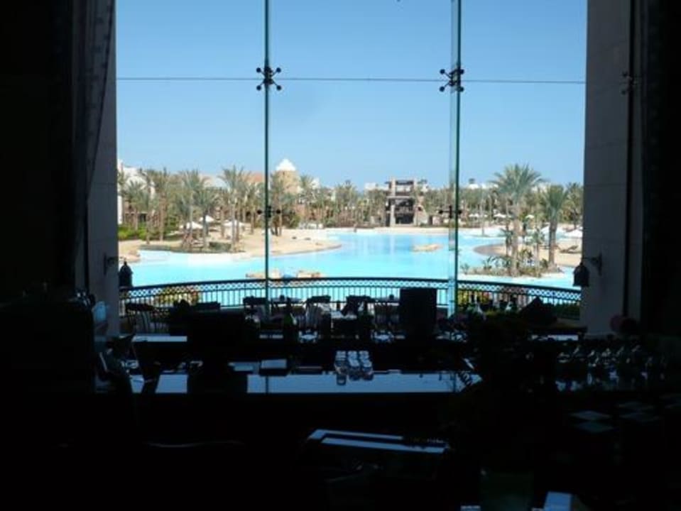 Outlook bar vom Palace mit Blick zur Lagune Pickalbatros Palace Hotel-Port Ghalib