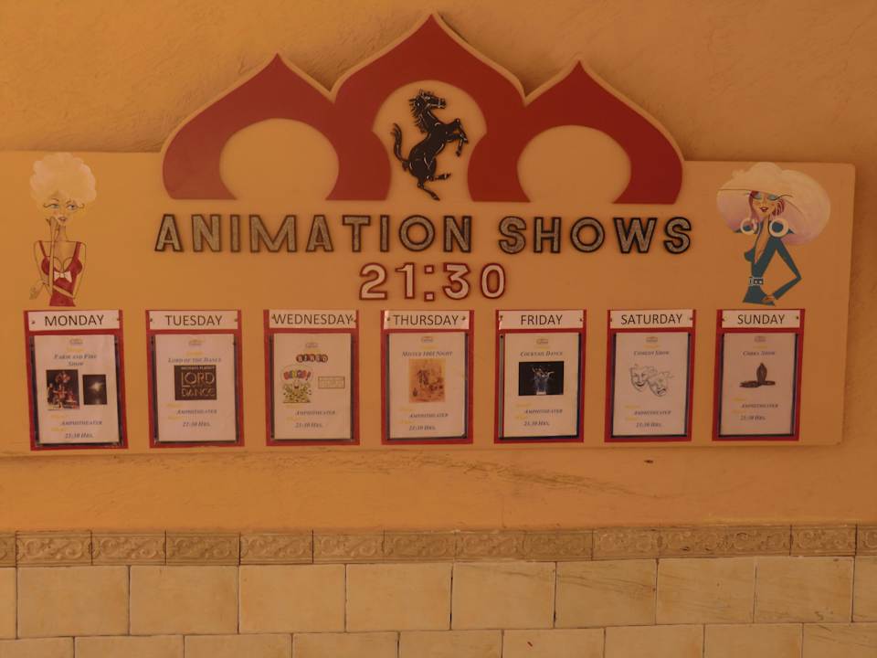 Programm  Pickalbatros Alf Leila Wa Leila Resort - Neverland Hurghada