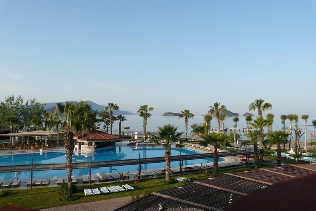 Ausblick über den Pool Club Tuana Fethiye