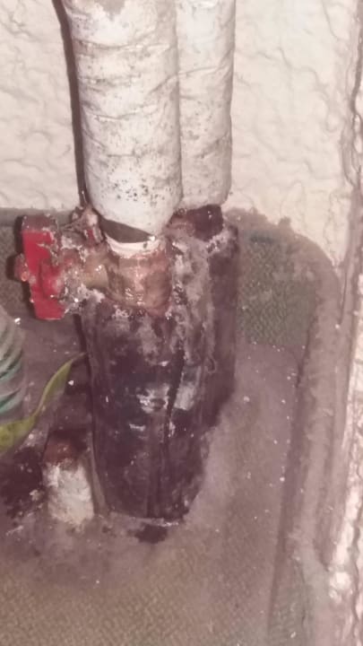 Verschimmelte Klimaanlage Hotel Athos Palace