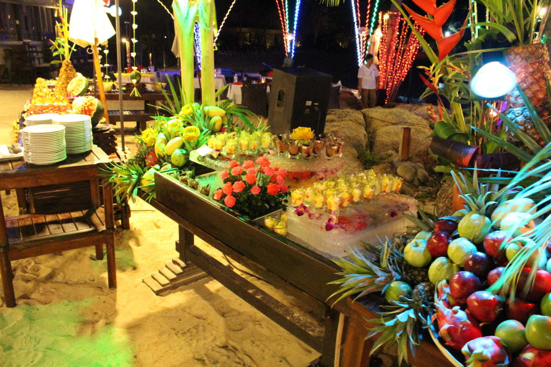 Silversterbuffet am Stone Beach Restaurant Panviman Resort Koh Phangan