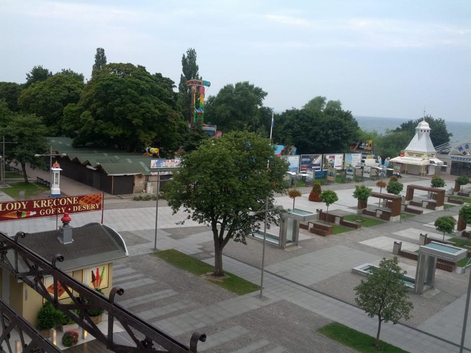 Panorama z balkonu Hotel Aurora Family & SPA