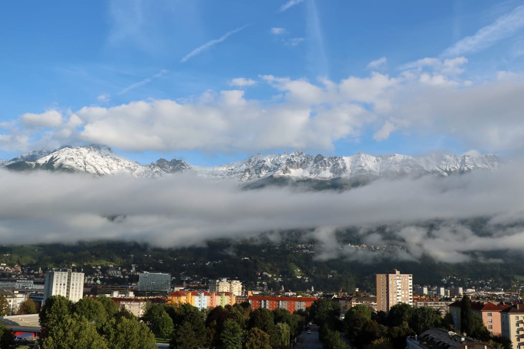Ausblick Hilton Garden Inn Innsbruck Tivoli