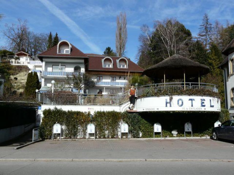Outside of Hotel Stadtgarten in Überlingen Apart Hotel Stadtgarten