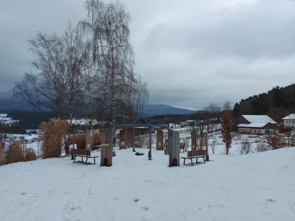 Gartenanlage Spirit & SPA Hotel Birkenhof am Elfenhain