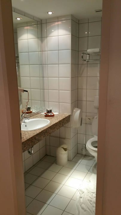 Badezimmer witzig... AKZENT Hotel Aufkirchen