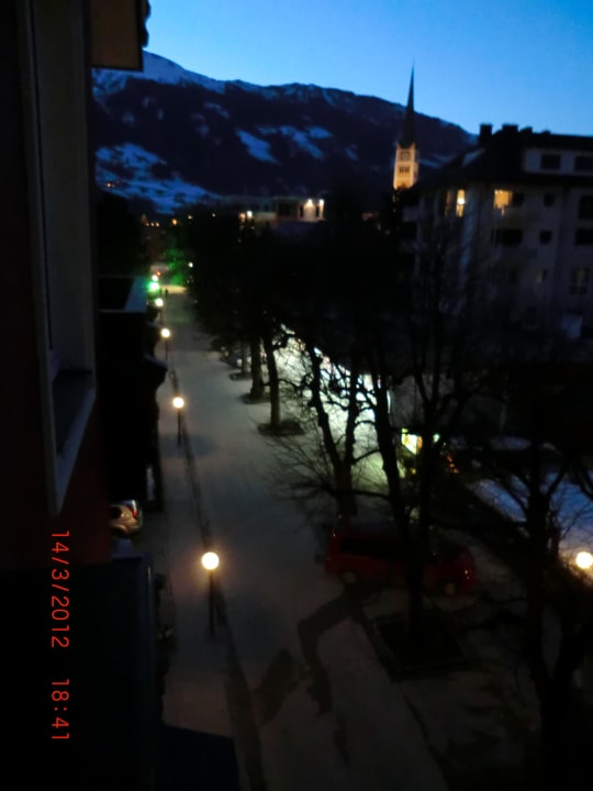Blick vom Balkon Hotel Germania Gastein