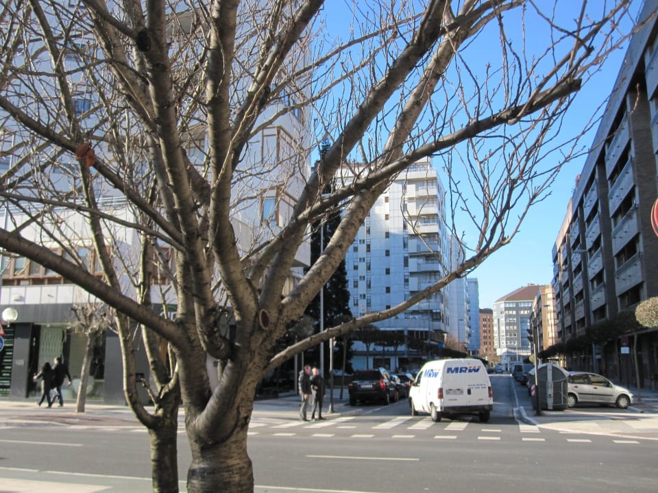 Vom Eingang Hotel Silken Ciudad de Vitoria