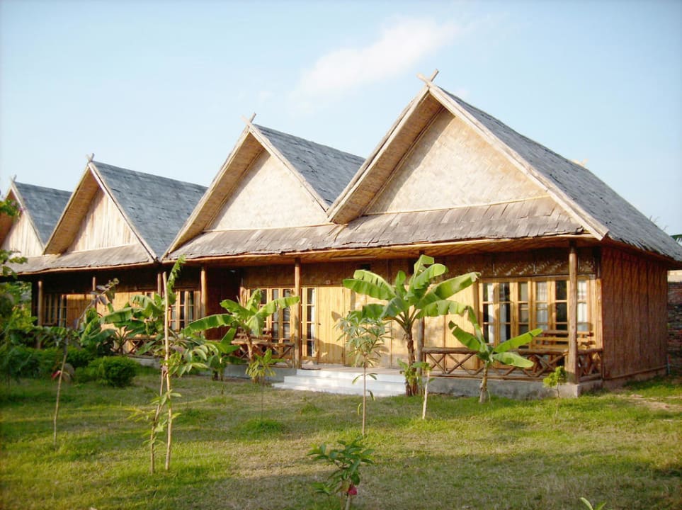 Aussenansicht Bungalows Phou Iu Guesthouse