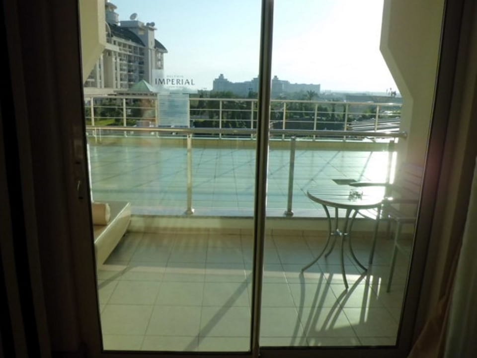 Blick zur Terrasse Hotel Delphin Imperial