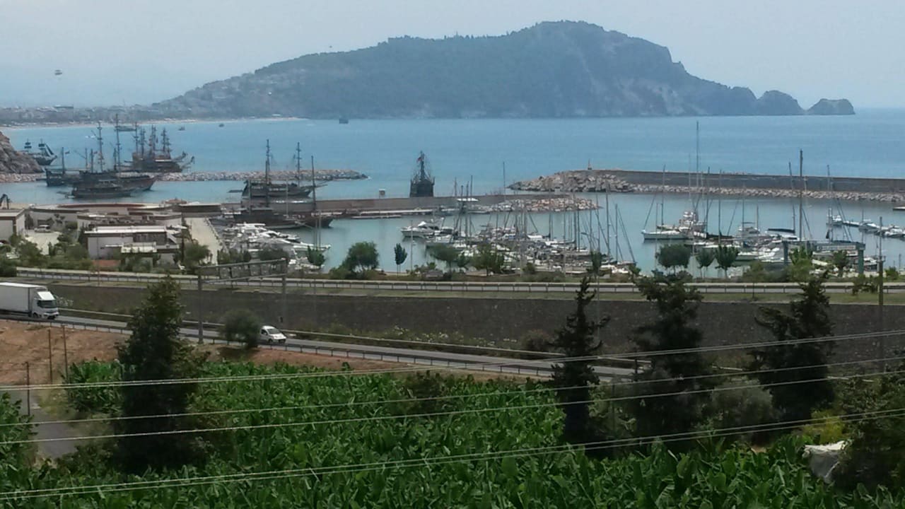 Sicht vom Restaurant auf den Hafen La Finca Marina