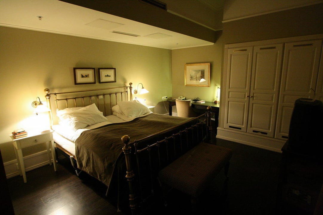 Schlafzimmer der Suite Hotel Clarion Collection Bastione